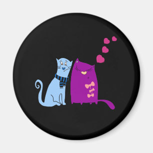 Imán El diseño de amor para los gatos más bonitos
