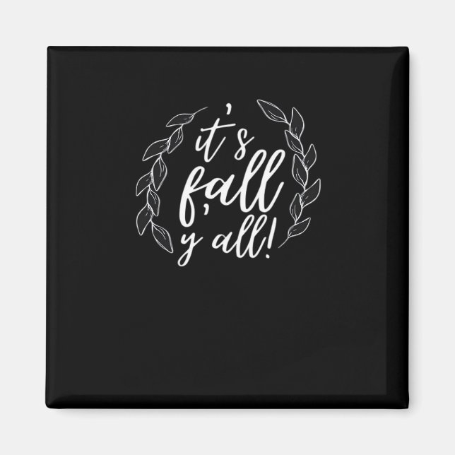 Imán El diseño de otoño es moderno y único (Frente)