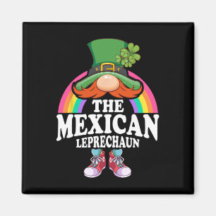 Imán El disfraz de duende mexicano del día de San Patri
