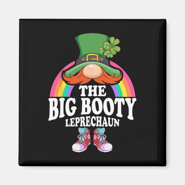 Imán El disfraz del Día del Leprechaun Santo (Frente)
