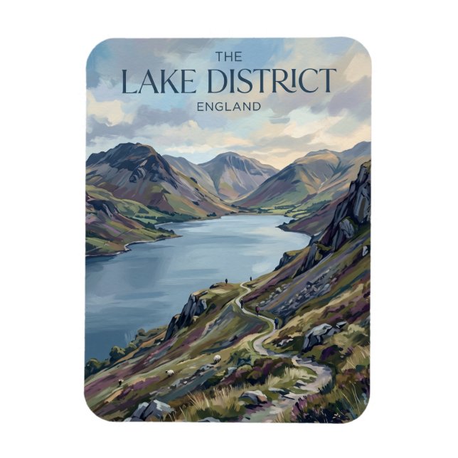 Imán El Distrito de los Lagos Inglaterra (Vertical)