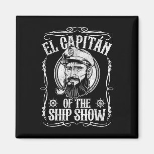 Imán El divertido capitán del barco Show Boating Pontoo
