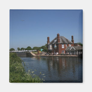 Imán El doble cierra el mesón, Exeter, Devon, Reino