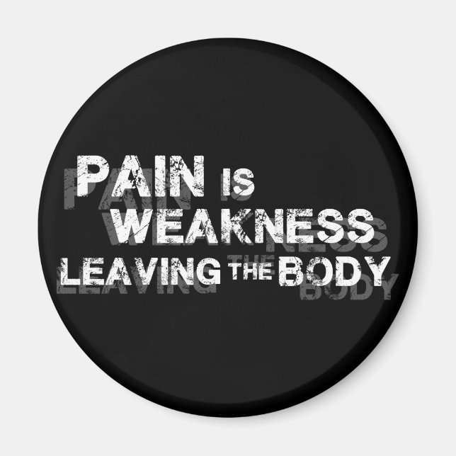 Imán El Dolor Es Debilidad Dejando El Cuerpo (Frente)
