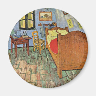 Imán El dormitorio de Vincent en Arles, por Vincent van