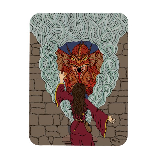 Imán El dragón (Vertical)