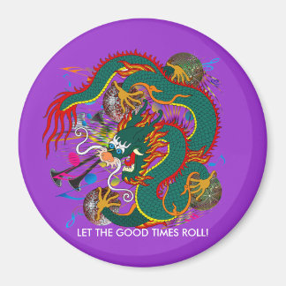 Imán El Dragón del Mardi Gras V-2