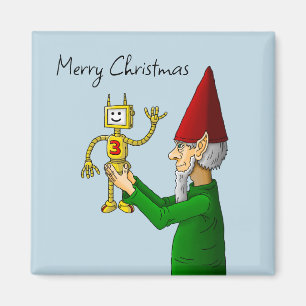 Imán El duende del taller de Santa Claus
