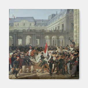 Imán El duque de Orleans sale del Palais Royal