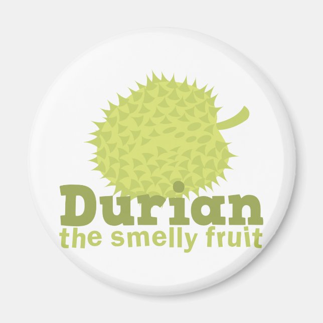 Imán El durión es la fruta maloliente (Frente)
