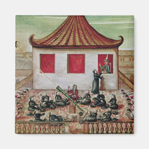 Imán El eclipse del Sun en Tailandia en 1688