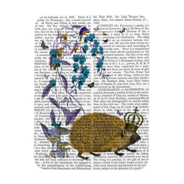 Imán El edgehog de oro (Vertical)