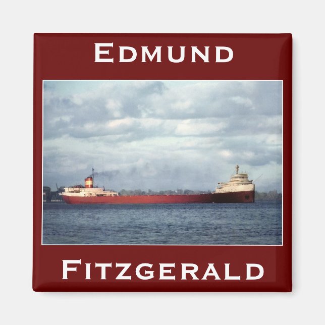Imán El Edmund Fitzgerald al río St. Clair (Frente)