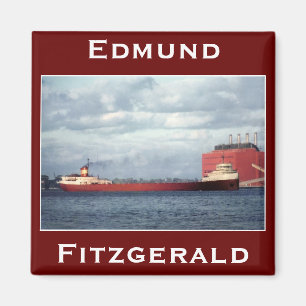 Imán El Edmund Fitzgerald en el río St. Clair