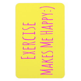 Imán El ejercicio me hace feliz