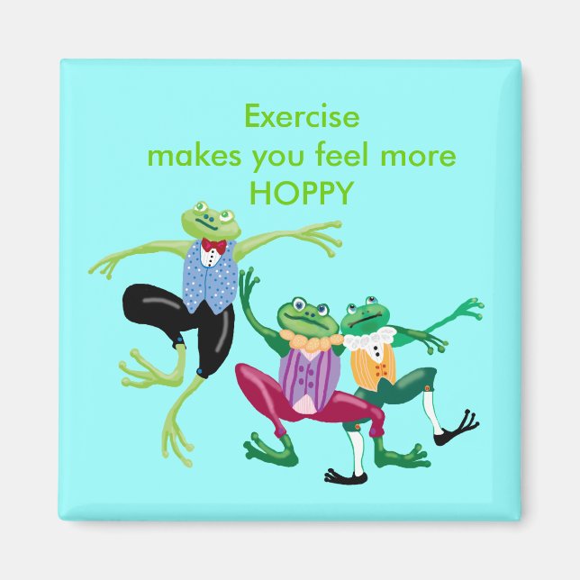 Imán El ejercicio te hace sentir más HOPPY (Frente)