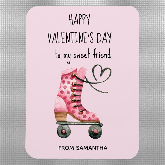 Imán El El día de San Valentín flexible de un amigo per (Subido por el creador)