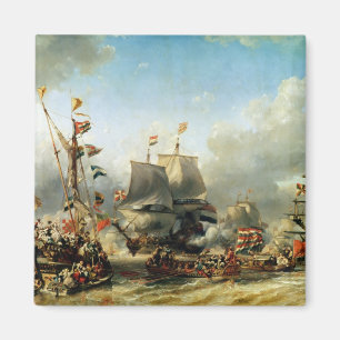 Imán El embarque de Ruyter y de Guillermo de Witt