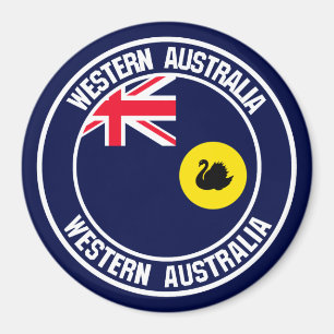 Imán El emblema de Australia Occidental