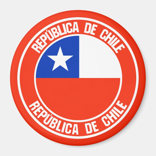 Imán El emblema de Chile (Frente)