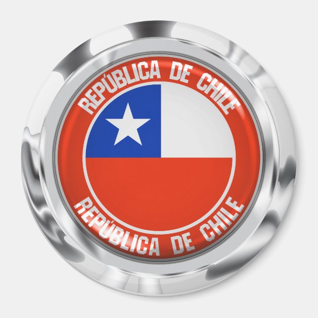 Imán El emblema de Chile (Frente)