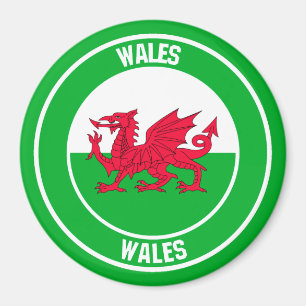 Imán El emblema de Gales
