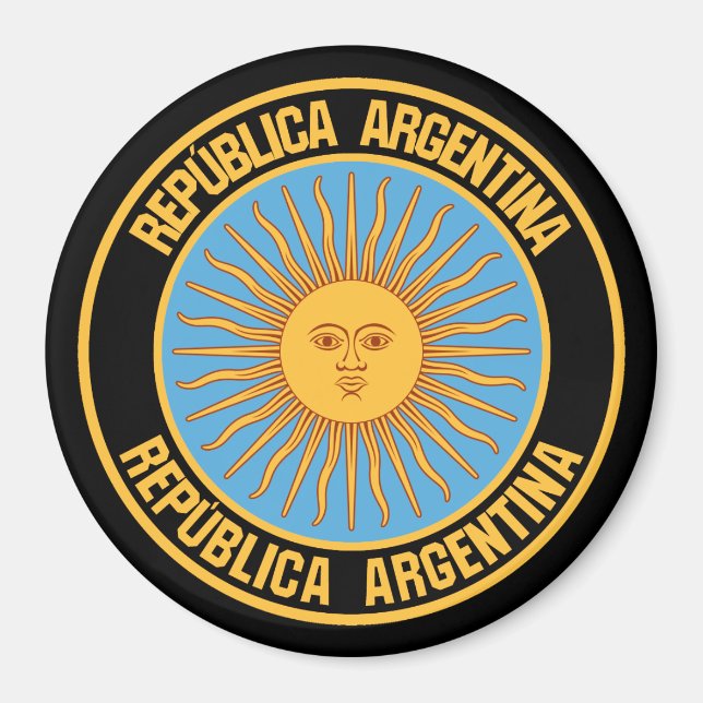 Imán El emblema de la Ronda Argentina (Frente)