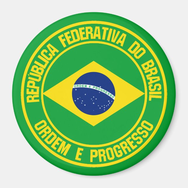 Imán El emblema de la Ronda Brasil (Frente)
