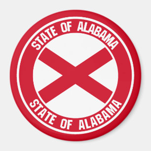 Imán El emblema de la ronda de Alabama
