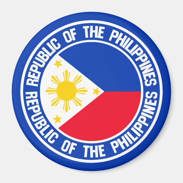 Imán El emblema de la Ronda de Filipinas (Frente)