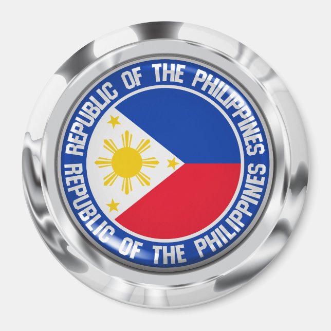 Imán El emblema de la Ronda de Filipinas (Frente)
