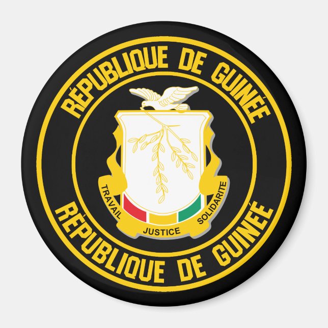 Imán El emblema de la Ronda de Guinea (Frente)