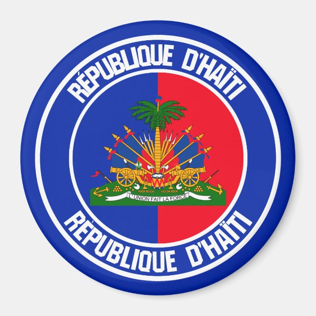 Imán El emblema de la Ronda de Haití (Frente)