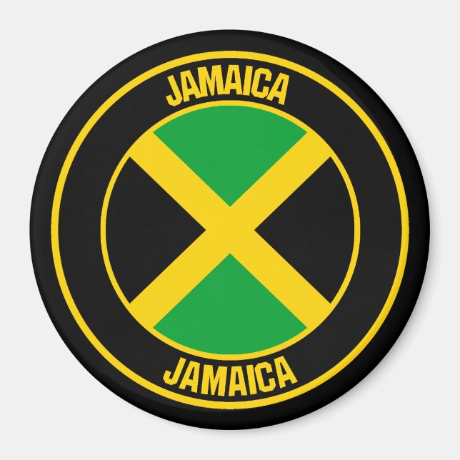 Imán El emblema de la ronda de Jamaica (Frente)