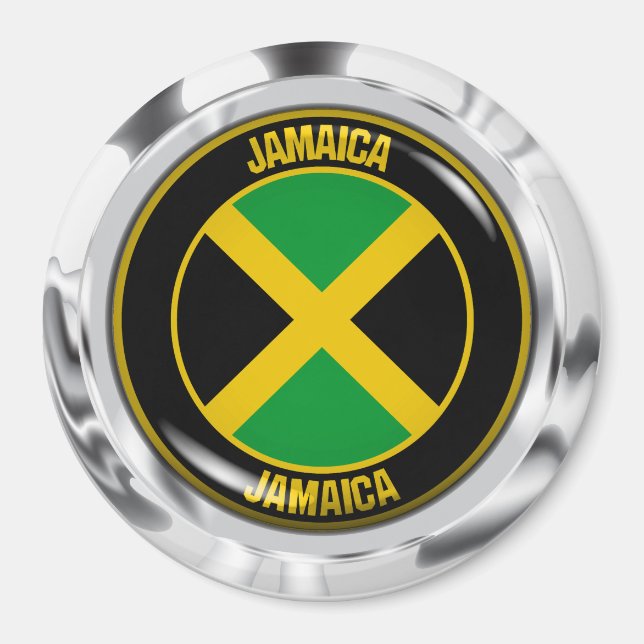 Imán El emblema de la ronda de Jamaica (Frente)