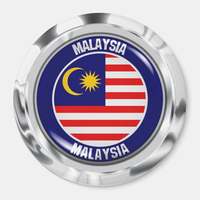Imán El emblema de la Ronda de Malasia (Frente)