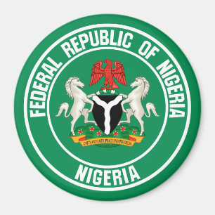 Imán El emblema de la ronda de Nigeria