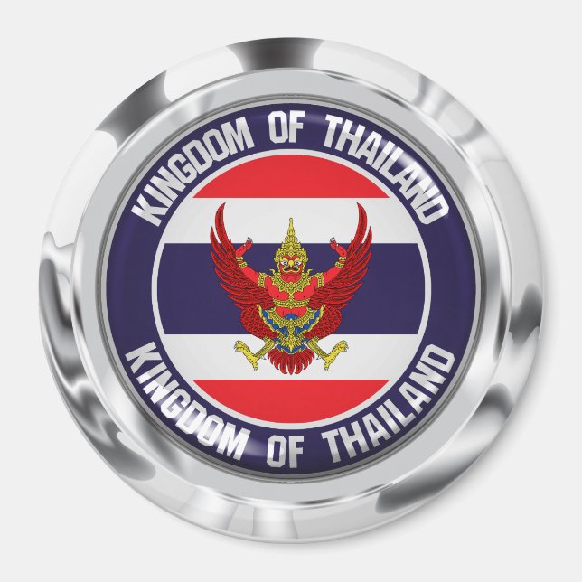 Imán El emblema de la Ronda de Tailandia (Frente)