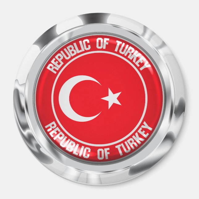 Imán El emblema de la Ronda de Turquía (Frente)