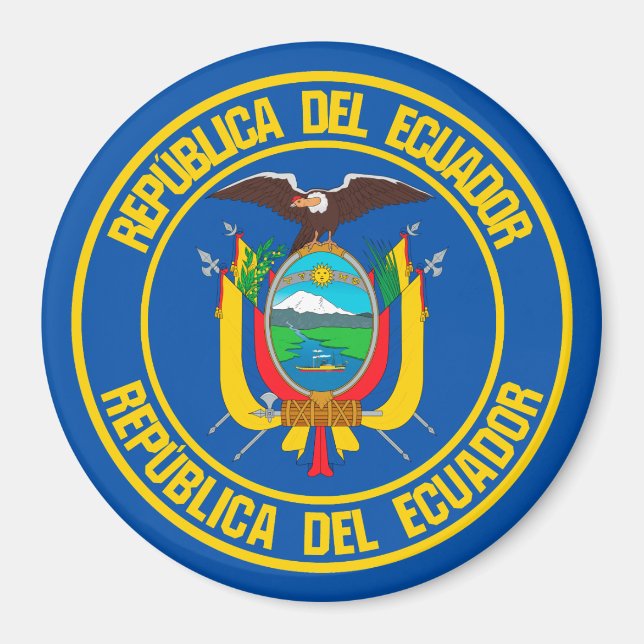 Imán El emblema de la Ronda Ecuador (Frente)