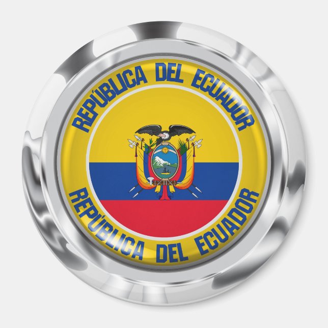 Imán El emblema de la Ronda Ecuador (Frente)