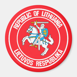 Imán El emblema de la Ronda Lituania