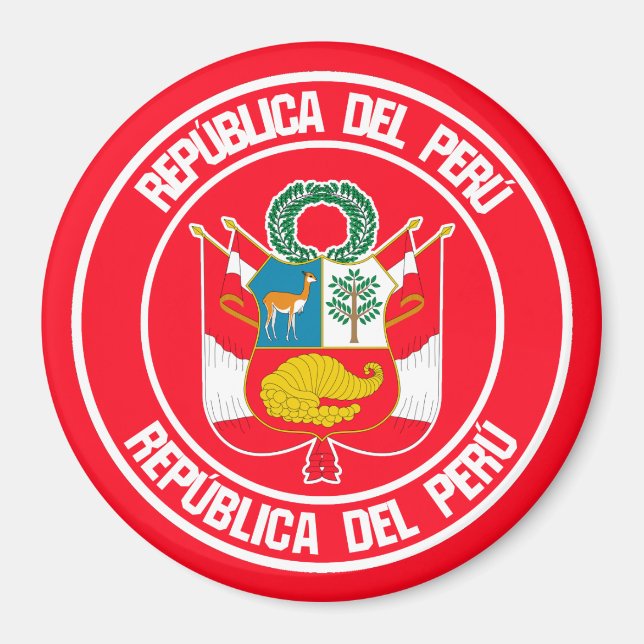 Imán El emblema de la Ronda Perú (Frente)