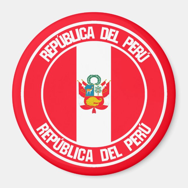 Imán El emblema de la Ronda Perú (Frente)