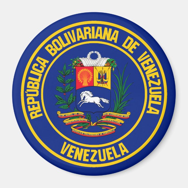 Imán El emblema de la Ronda Venezuela (Frente)