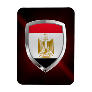 Imán El emblema metálico de Egipto