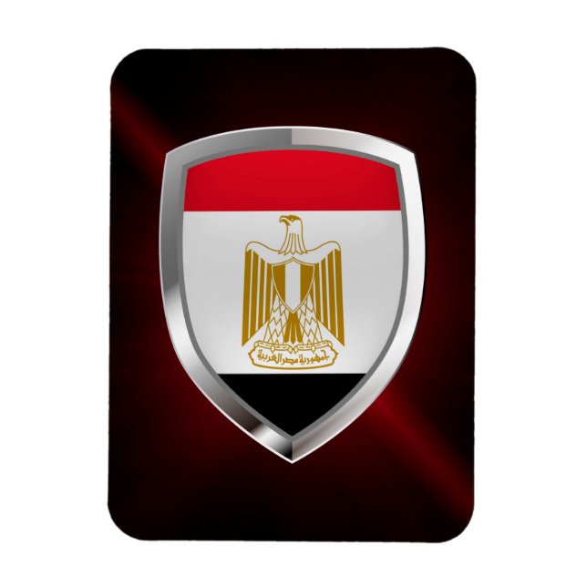 Imán El emblema metálico de Egipto (Vertical)