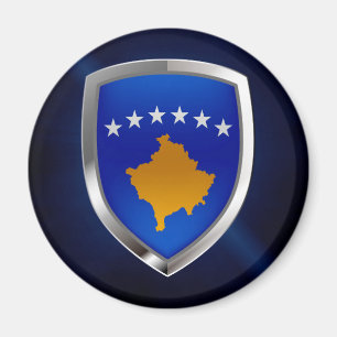 Imán El emblema metálico de Kosovo