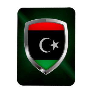 Imán El emblema metálico de Libia