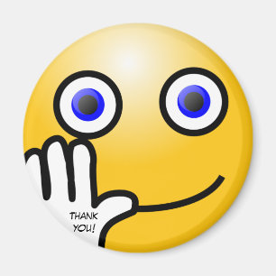 Imán ¡El emoticon que agita le agradece!